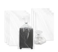 6 Extra Large Clear Plastic Bag, 3 Pack 100x150 cm and 3 Pack 90x120 cm
