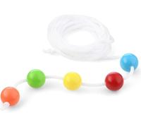 6 Feet Vision Training Tool, 5 Color Plastic Beads on Nylon Cord for Eye Focus & Convergence Exercise