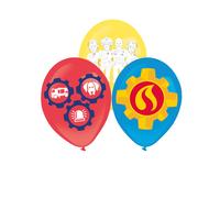 Amscan 9912972 - Officially Licensed Fireman Sam 11" Latex Balloons - 6 Pack