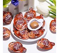6 Flavor mixed fruit soft candy, durian candy, mango sugar, coffee milk sugar, coconut cake, fruit snack gift package, preserved fruit, healthy & nutritious Dim sum, wedding candy (Coffee,640g)