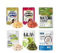 【6 Flavors Milk Candies 】Toffee,Matcha Candy, Coconut Milk Sugar,Gummy,Chocolate Strawberry,Dessert,Wedding Confectionery,Hard Candy,Sweets,Delicious Chinese Snack Gifts (Mixed flavor,24bags)