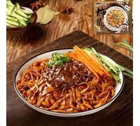 【6 Flavors Mixed Noodles】Chongqing Small Pasta, Spicy Scallion Oil Noodles,Vegetarian,Healthy Breakfast,Instant Meal Replacement Food (Fried sauce noodles,8bags)