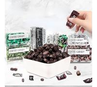6 flavors of coffee candy,Chewing coffee candy，Nut Snacks，Coffee flavored snacks, Ready to eat Office Snacks，Coffee Flavored Candy,Wedding Candies,coffee fondant (Coconut Milk Flavor,2 box)