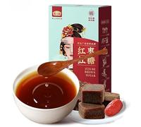 【6 Flavors Pure Handmade Brown Sugar】Osmanthus Rose Candy,Desserts,Healthy Snacks,Baking Supplies,Leisure Food,Vegan,Delicious Chinese Snack Gifts (Red date flavor,126g)