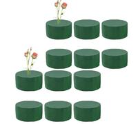 6 Floral Foam Blocks For Artificial Flowers,Florist Foam Block, Green Floral Foam Blocks,Round Floral Foam Blocks For Fresh And Artificial Flowers,Decorative Wet And Dry Green Flower Blocks