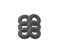6 Foam Doughnut Ear Cushion BLK for Plantronics H91 H101 H251 H261 HW251 HW261