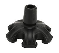 6 - Foot Cane Tip with Shock Absorption, Anti - Slip Traction Base for Walking Cane, Self - Standing Cane Tip Replacement for 19mm Standard Walking Sticks