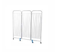 6-Foot Waterproof Medical Privacy Screen - 4-Panel Partition for Beauty Salons, Hospitals, Clinics & Massage Rooms(Color-1,3-panel)