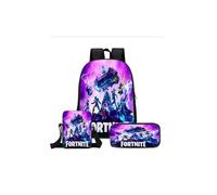 (6) Fortnite Game School Bag Backpack Lunch Bag Pencil Case 3PCS