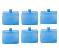 6 Freezer Blocks Reusable Ice Pack Cooler, Ice Packs For Cool Box Coolant That Stays F-rozen I/ce Boxes Maintains Cool Temperature For Food And Drinks For Hours For Travel Picnic & Outdoor Activities