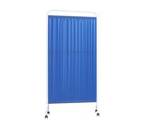 6 Ft Tall Privacy Screen,Hospitals Room Divider with Wheels,Foldable Clinic Vertical Door Partition,Freely Attached,Easy to Assemble(Color 2,1-panel)