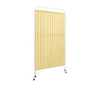 6 Ft Tall Room Divider,1-5 Panels Clinic Privacy Screen,Foldable Vertical Door Partition,Swivel Wheel Design,Easy to Assemble(Color 6,1-panel)