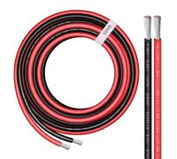 6 Gauge Wire - iGreely 10 FT Red & 10 FT Black 6 Gauge Tinned Copper Electrical Wire Cable for Car Audio Automotive Trailer Marine Harness Wiring 6AWG 10Ft
