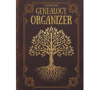 6-Generation Genealogy Organizer: A Generational History, Large Print Research Log & Workbook for All Families, DNA Match Tracker, Digital Estate Planner, and Sideways Search Toolkit