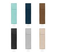 6 Genuine Leather Pen Holder with Elastic Strap, Adjustable Elastic Band Pen Holder for Hard Cover Journal Planner Notebook Journal Pen Holder Set