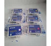 6 Genuine Sealed Epson Ink - T0487 MULTIPACK - T0481-T0486 / RX500 600 620 640