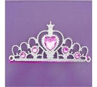 6 Girls Silver Princess Tiaras - Party bag fillers toys