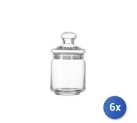 6 Glass Jars Luminarc Club Transparent L0,75