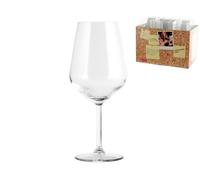 6X Clear Glass Goblets Allegra 49Cl