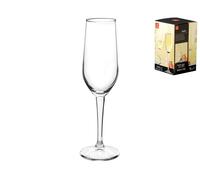 6 Stem Glasses Glass Reserve Champagne CL 20 Clear Bormioli Rocco