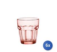 Bormioli Rock Bar Lounge Glass Set of 6 Orange