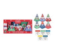 6 Gonk Novelty Crackers - Multicolour
