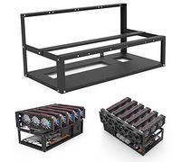 6 Graphics Card Holder Mining Rig Frame Open Mining Rig Frame Steel Mining Case, Stackable Computer Stand, Operating Frame Open Durable