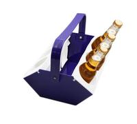 6-Grid Beverage Cooling Holder, Reusable Drink Bottle Organizer | 6-Slot Drink Storage Holder for Outdoor Party Travel Camping Picnic Fishing Hiking Backpacking Sports Outgoing