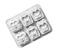 6 Grid Silicone Ice Mold - Backpack Shaped Silicone Ice Tray