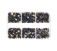 6 Grids 3D Crystal Nails Rhinestones Jewelry Professional Parts Art Manicure Decorations Manicure