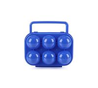 6 Grids Egg Holders, FantasyDay Sturdy Shockproof Durable Egg Cartons Egg Containers With Lid for Refrigerator - Large Capacity Egg Organizer Box for Home Kitchen Outdoor Picnic Hiking Storage