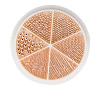 6 Grids Gold Silver Nails Art Charm Beautiful Nails Beads Nails Art Decorations Metal Nails Charm Manicure Supplies