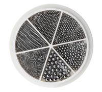 6 Grids Gold Silver Nails Art Charm Beautiful Nails Beads Nails Art Decorations Metal Nails Charm Manicure Supplies
