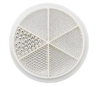 6 Grids Gold Silver Nails Beads Metal Art Charm Beautiful Art Decorations for Jewelry Making