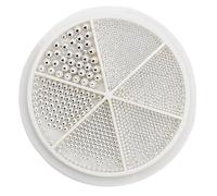 6 Grids Gold Silver Nails Beads Metal Art Charm Beautiful Art Decorations for Jewelry Making