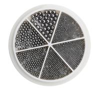 6 Grids Gold Silver Nails Beads Metal Nails Art Charm Beautiful Art Decorations For Jewelry Making