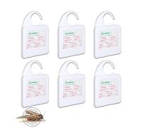 6 Hanging Moth Repellent for Wardrobes, Kills Moths Larvae and Eggs, Moth Killer for Protect Clothes in Wardrobes & Drawers, Highly Effective 6 Months Protection