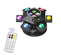 6 Heads 10X10W Moving Head Light Beam Laser Strobe Effect DMX Stage Light Full Color LED Beam Light Rotating DJ Disco Party Bars