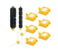 6 HEPA Filter +2 Side Brush +1 Set Bristle Brush Compatible For IRobot Roomba 700 Replacement Parts 760 770 780