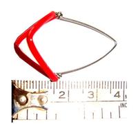 6 High Grade Large Gents Plastic Wrapped Metal Sitar Mizrab Handmade Mizraf