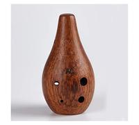 6-hole AC Wooden Ocarina Six-hole Alto C-tune Pottery Xun Anti-fall Heavy Bamboo Ocarina Beginner Students ocarina instrument