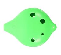 6 Hole C Key Resin Ocarina for Beginners, Portable Music Instrument | Smooth Surface, Safe to Play, Comfortable Feel, Green Resin Build, for Children and Adults