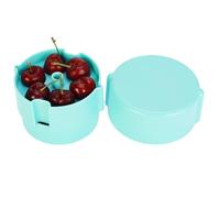 6 Hole Cherry Pitter - 199G Heavy Duty Portable Corer Machine, Press-Type Hand Slicer | Bruise-free Preparation Device For Fruit Salads, M