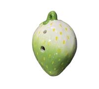 6 hole creative gradient color ocarina suitable for beginners Ocarina Ceramic Instrument(Green)