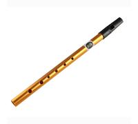 6 Hole Flute D Key Irish Whistle, Ireland Tin Penny Whistle Metal Flute Instrument with Dustproof Bag&Music Score, Musical Instruments for Beginner Student Adults