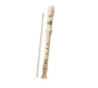 6 Hole German Style Soprano Recorder An Ideal Beginner's Wind Instrument Recorder(White)