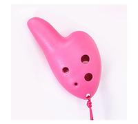 6-Hole High-pitched C-Tune Ocarina ABS Resin Plastic Six-Hole Anti-Fall Ocarina Children's Music Gift with Lanyard Musical instrument pottery flute (Color : 2)