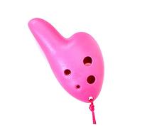 6-Hole High-pitched C-Tune Ocarina ABS Resin Plastic Six-Hole Anti-Fall Ocarina Children's Music Gift with Lanyard Musical instrument pottery flute (Color : 6)