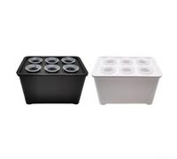 6-Hole Hydroponics Growing Box System for Household Planting Using Soil-Free Circulation Technology and PP Material