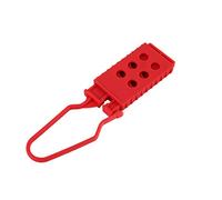 6-Hole Nylon Non Conductive Safety Fully Insulated Insulation Lockout Hasp